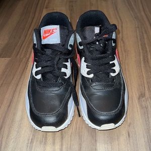 White pink and black Airmax. Size 5Y or a 6.5 womens